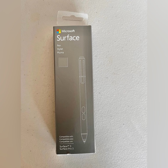 NEW Microsoft Surface Pen 4EY-00001 Silver Surface 2 Pro 3 Sealed - Picture 1 of 5